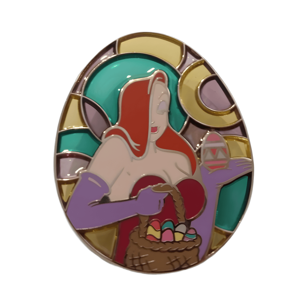 Stained Glass Easter Egg Series - Jessica Rabbit Disney pin