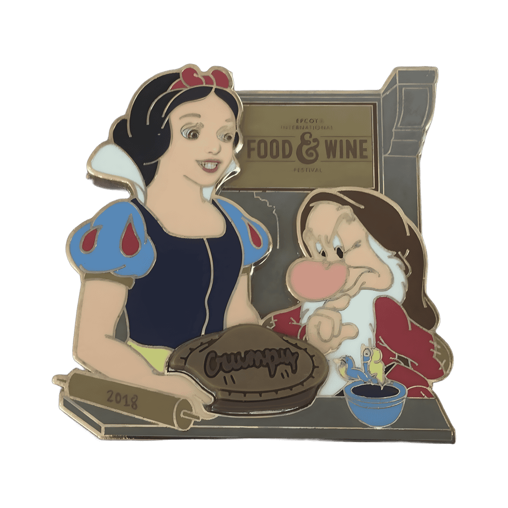 Snow White and Grumpy Disney pin