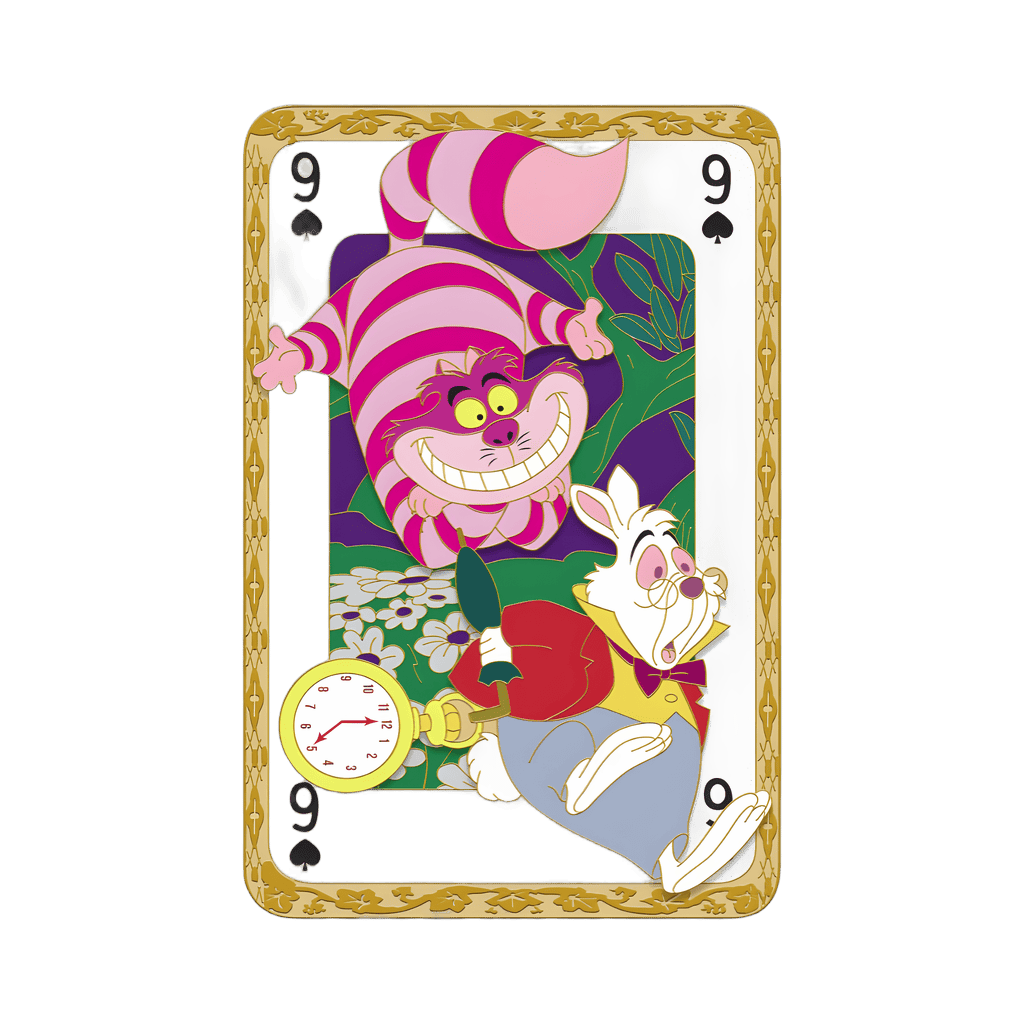 Cheshire Cat and White Rabbit Disney pin