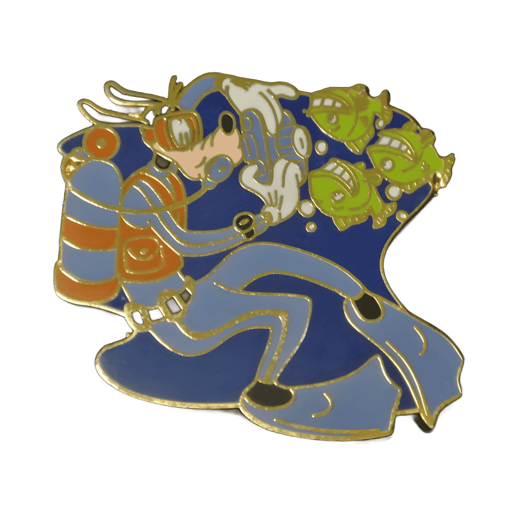 Snorkeling Goofy Disney pin