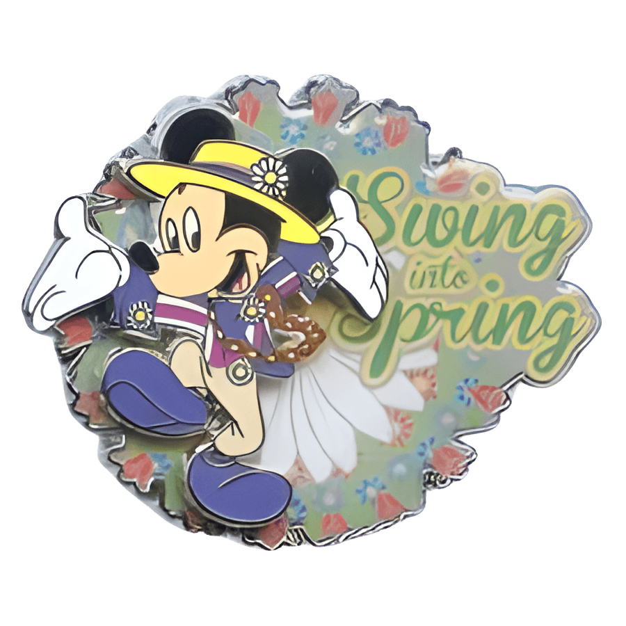 Swing Into Spring Mickey Disney pin