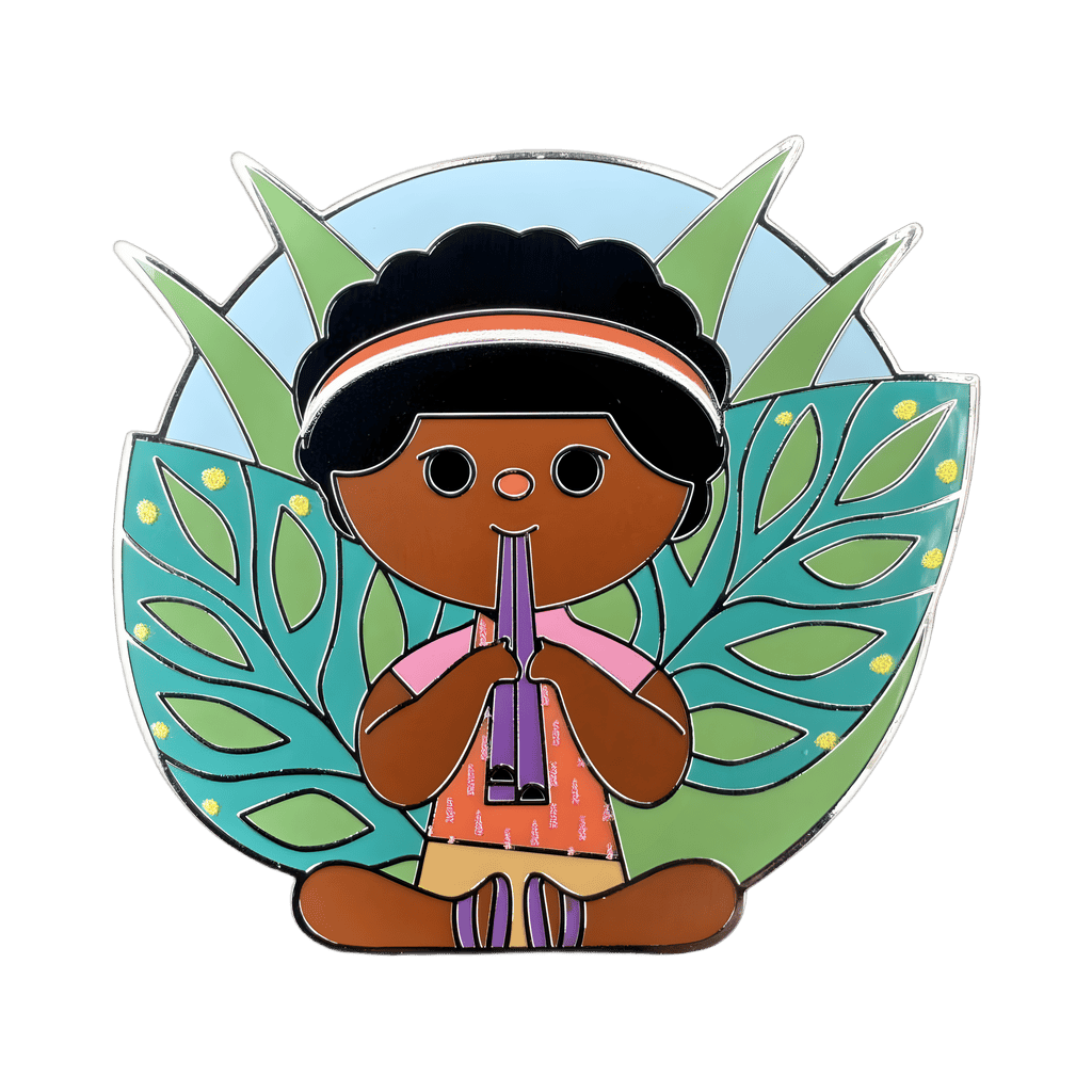 Kenya - Boy with Flute Disney pin