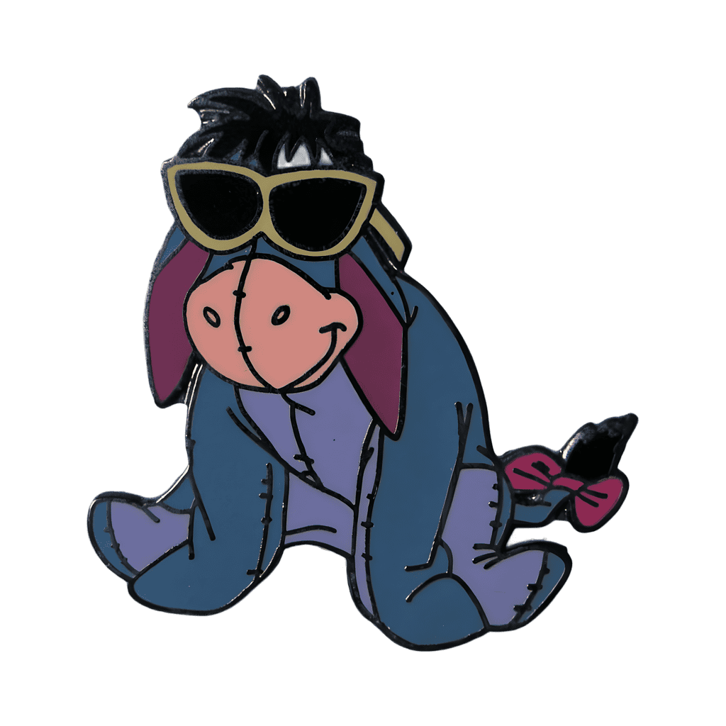 Eeyore wearing Sunglasses Disney pin