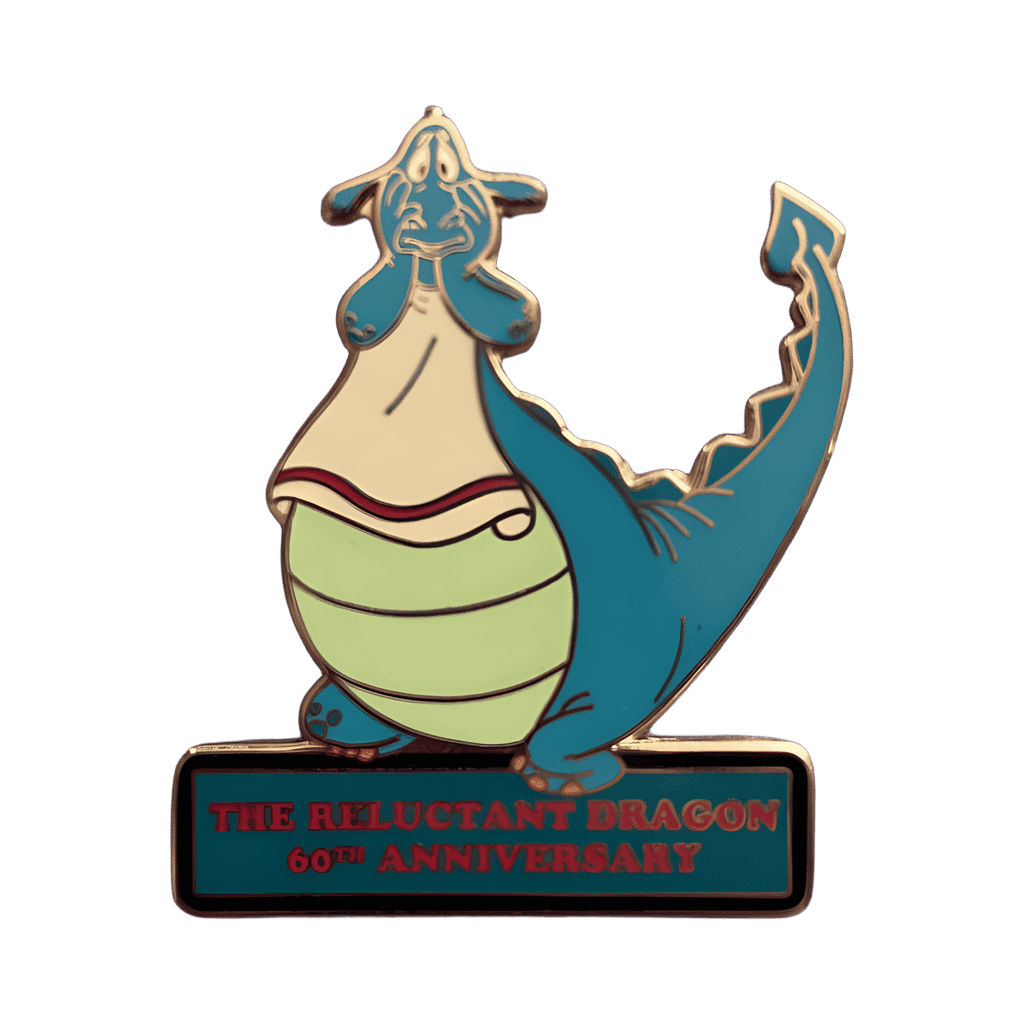The Reluctant Dragon - 60th Anniversary Disney pin