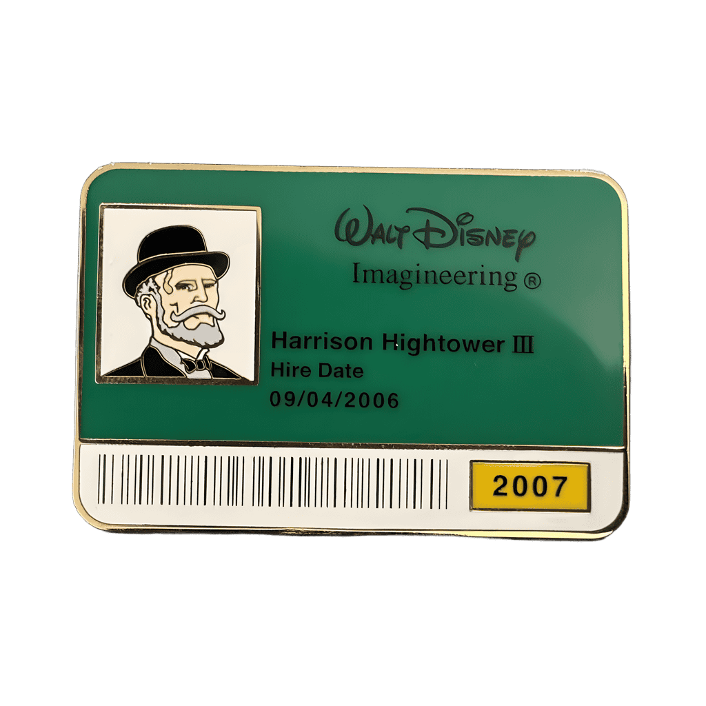 Harrison Hightower III ID Badge Disney pin
