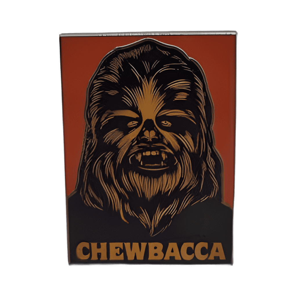 Chewbacca Burnt Orange Portrait Pin Disney pin