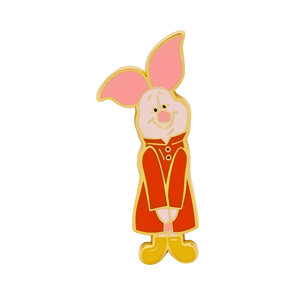 Piglet in Rain Jacket Disney pin