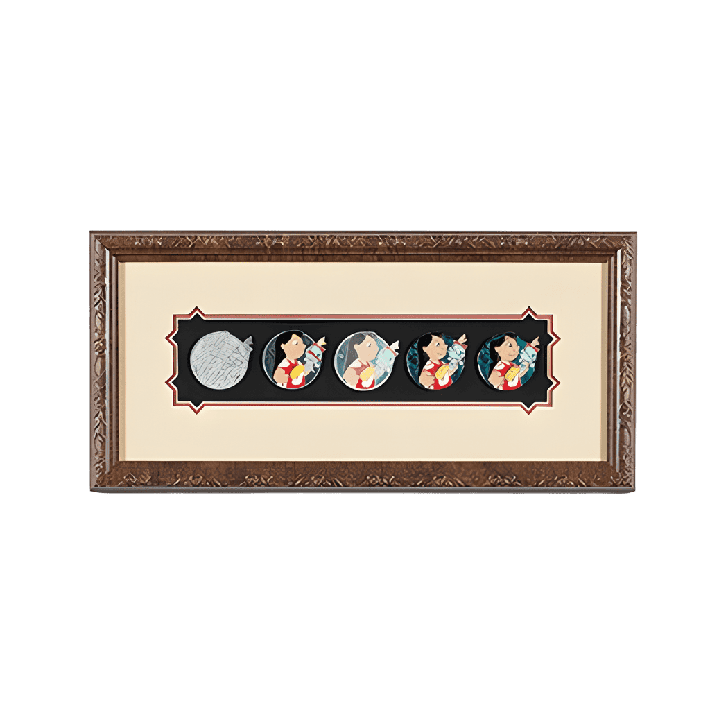 Lilo Pin Progression Artist Proof Framed Pin Set Disney pin