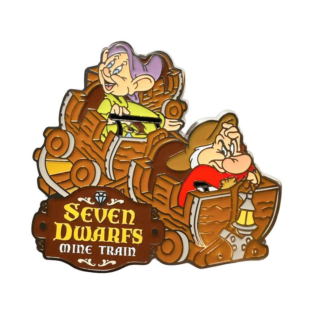 Dopey and Grumpy Disney pin