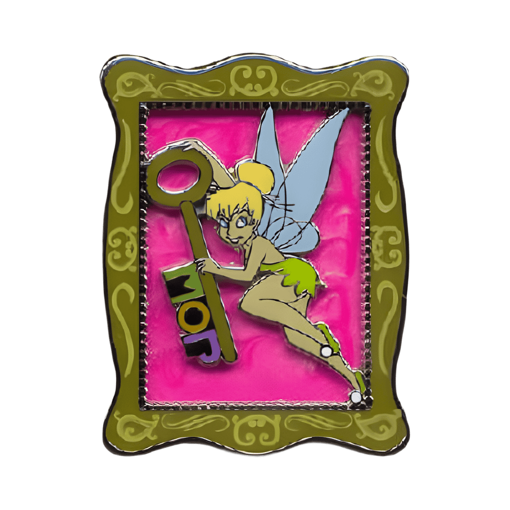 Early Registration Pin - Tinker Bell in a picture frame with a key Disney pin