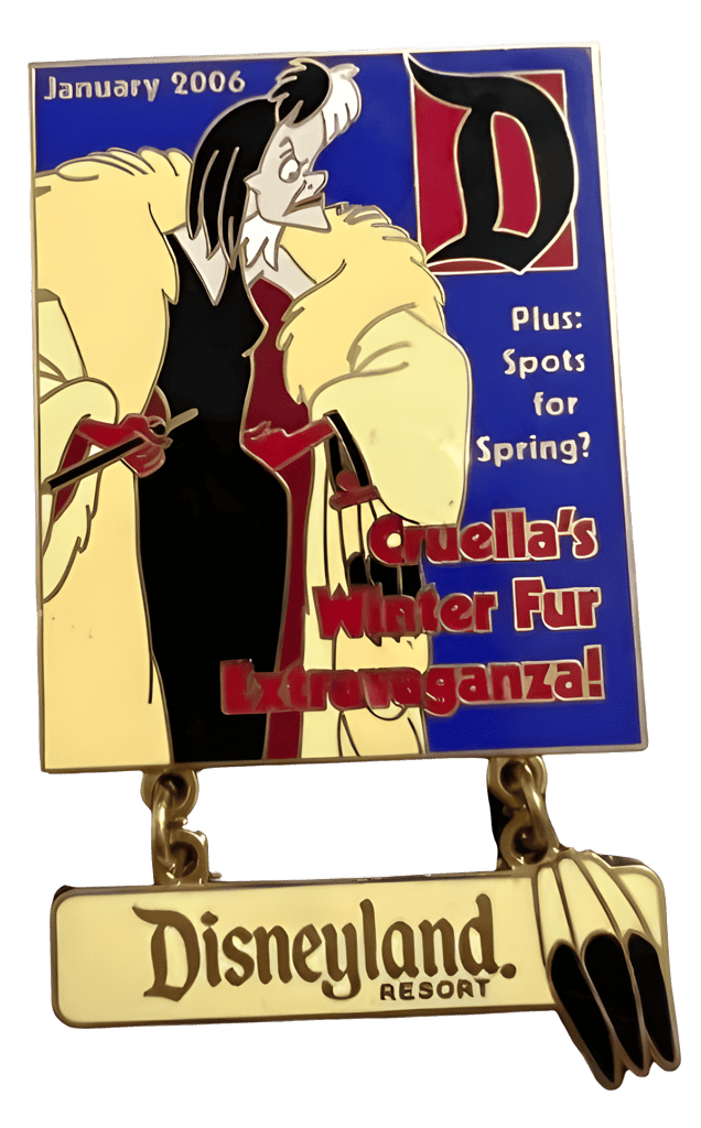 Cruella De Vil Disney pin