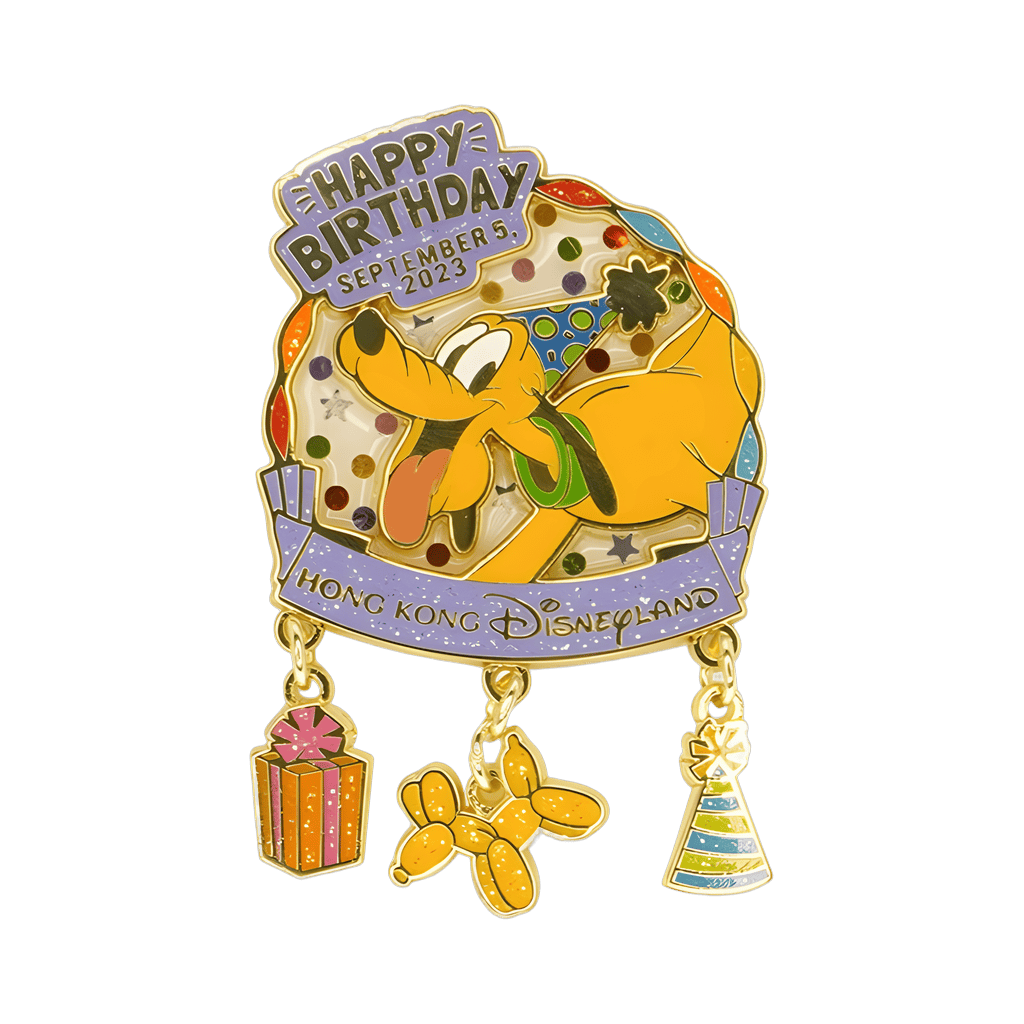 2023 - Happy Birthday Pluto Dangle Disney pin