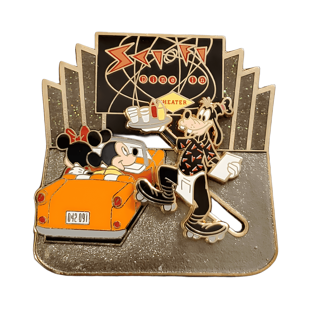Sci-Fi Dine-In Theater - Goofy, Mickey and Minnie Disney pin
