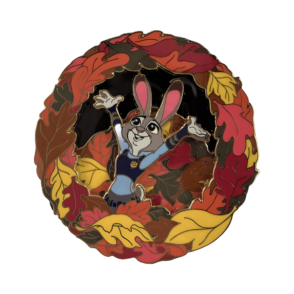 DSSH Pinsgiving 2018 Judy Hopps Autumn Wreath Disney pin