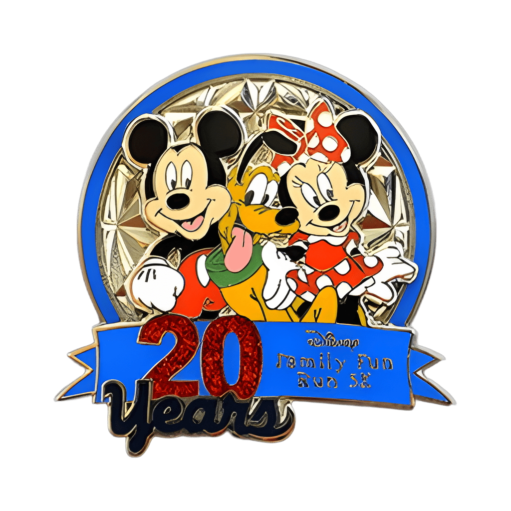 Family Fun Run 5k - 20 Years Disney pin