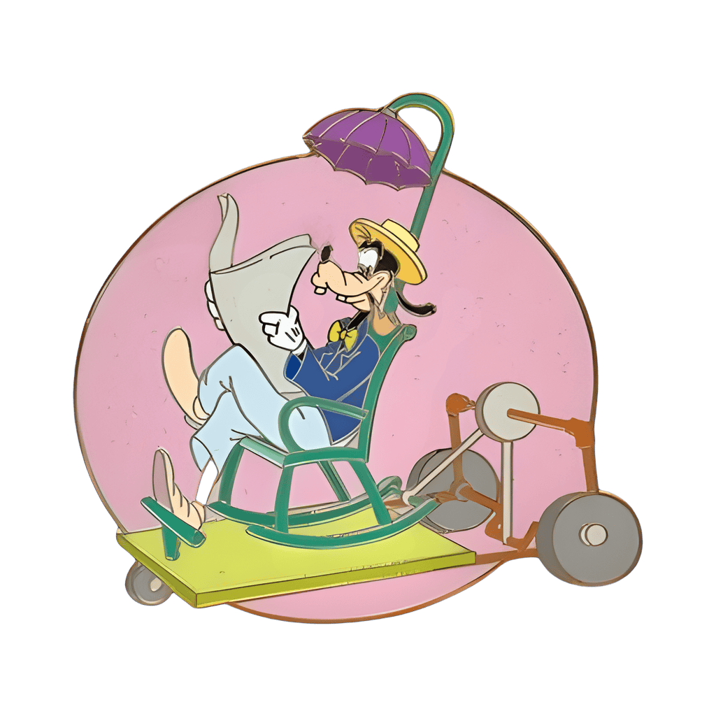 Goofy on Rocking Chair Car Disney pin
