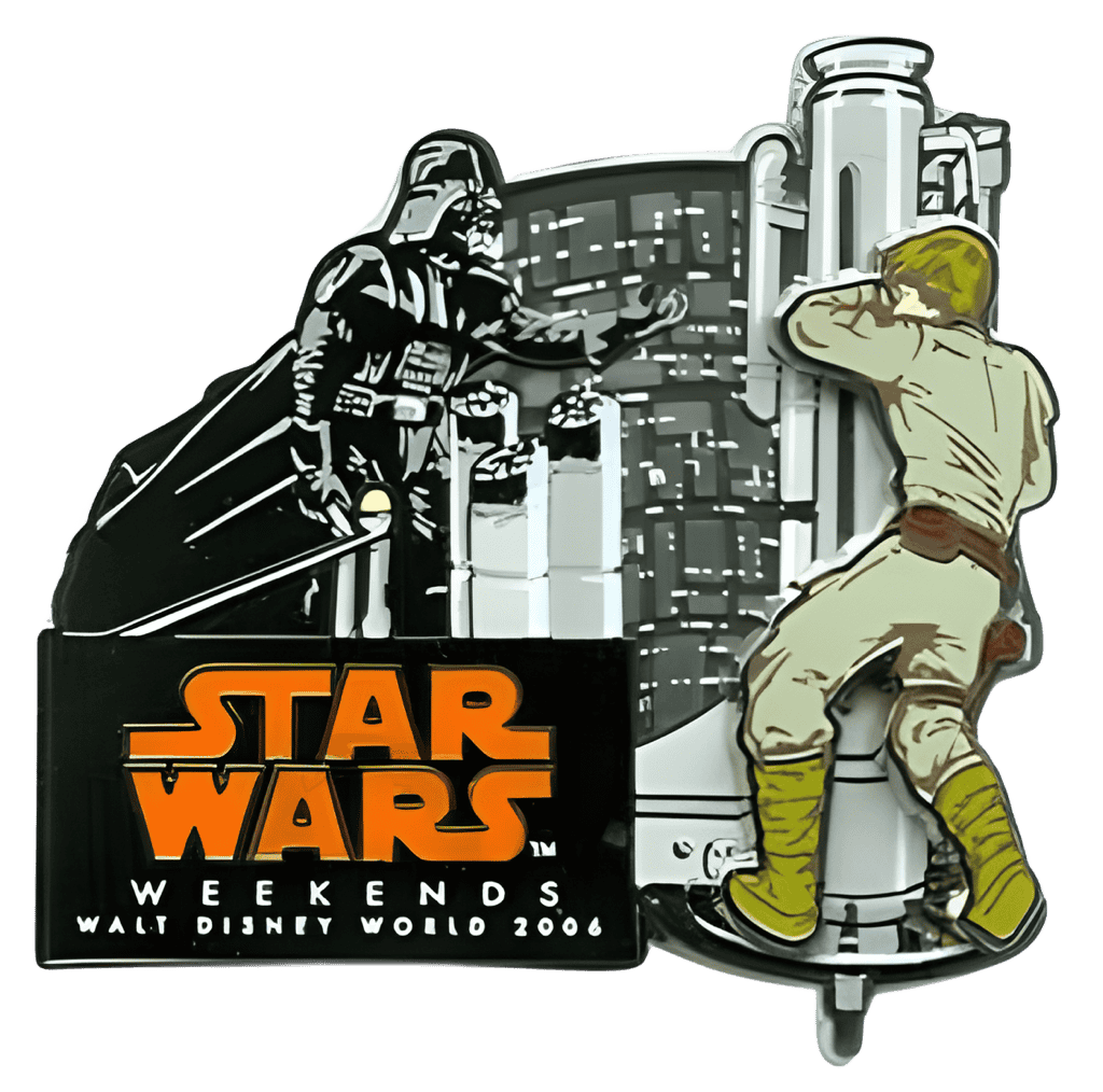Luke Skywalker vs. Darth Vader Disney pin