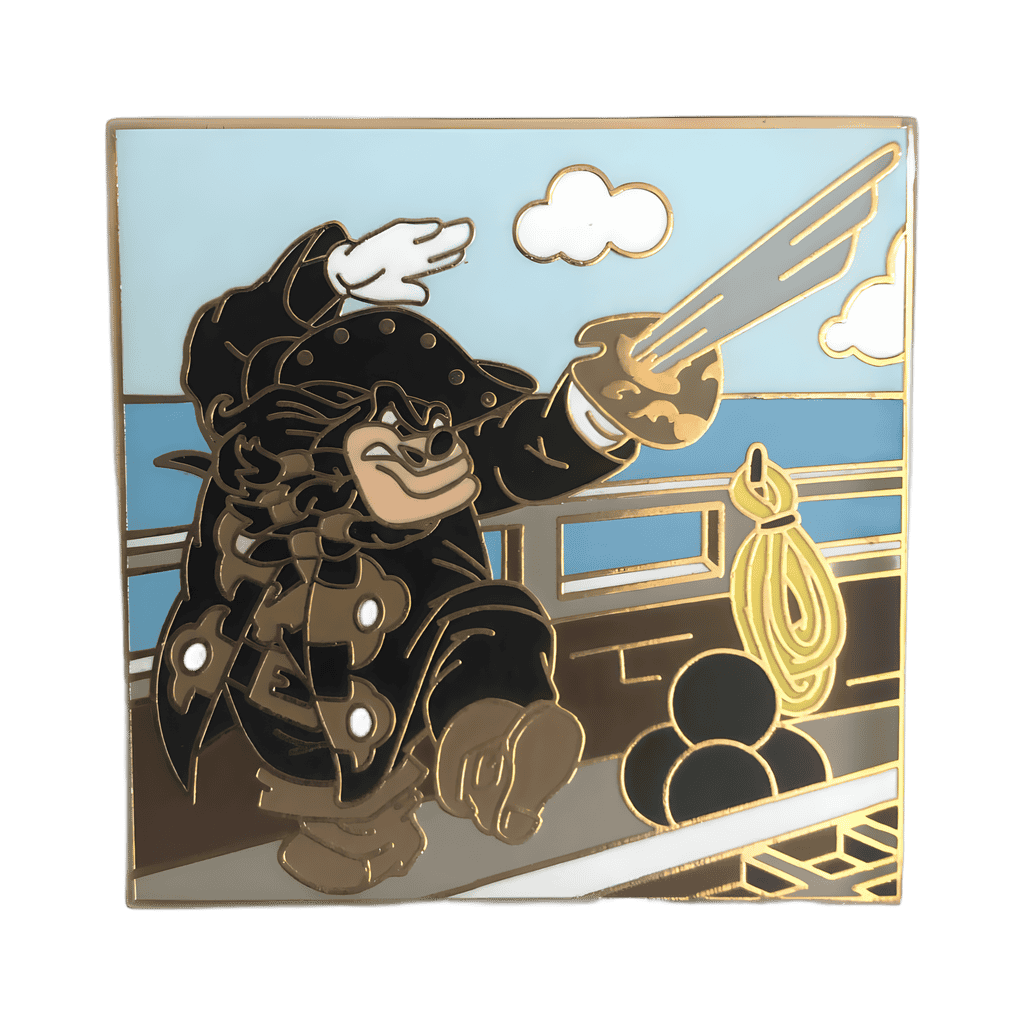 Pete as Blackbeard Disney pin
