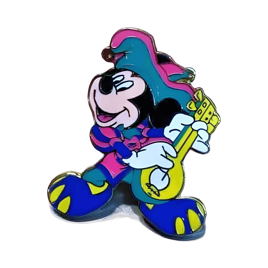 Mickey Mouse as Jester Playing Lute Disney pin