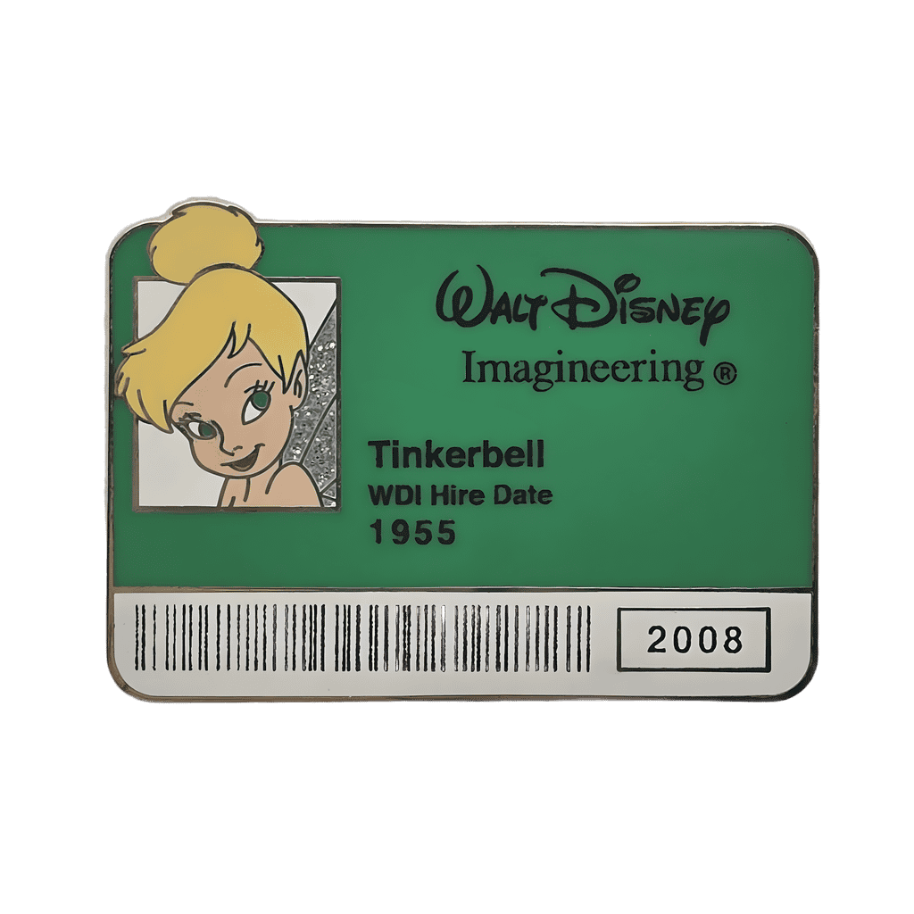 Tinker Bell - ID Badge 2008 Disney pin