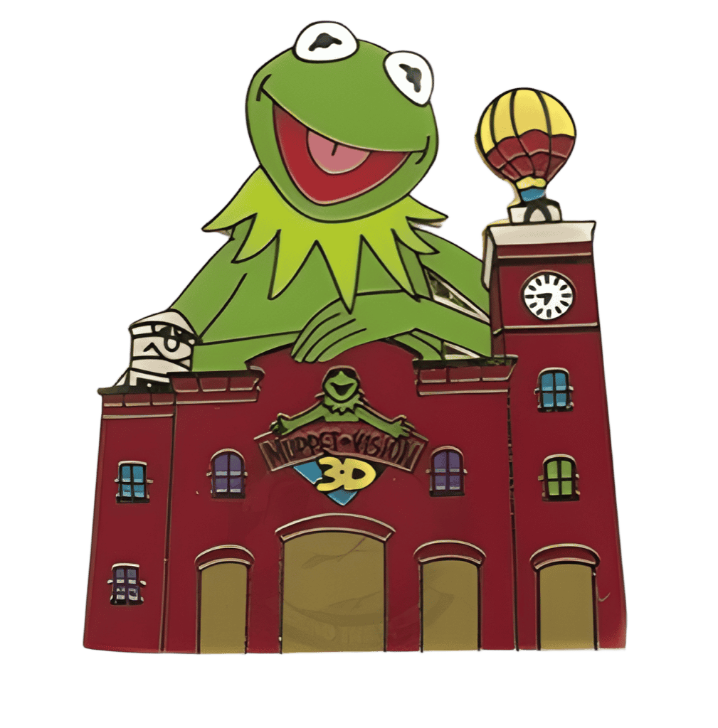 Kermit at MuppetVision 3*D Disney pin