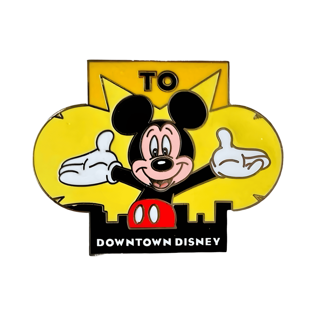 Mickey Mouse “To” - Downtown Disney District Disney pin