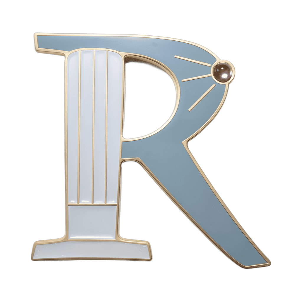 Letter “R” Disney pin