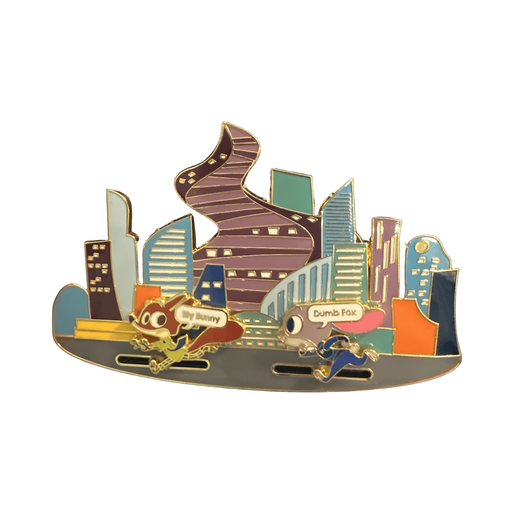 Zootopia Judy & Nick Slider Disney pin