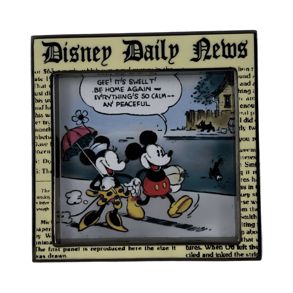 Strip #1 - Gee! It's Swell t' Be Home Again Disney pin