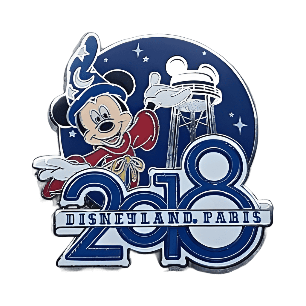 Disneyland Paris 2018 Park Icons Booster Set - Mickey Mouse Disney pin