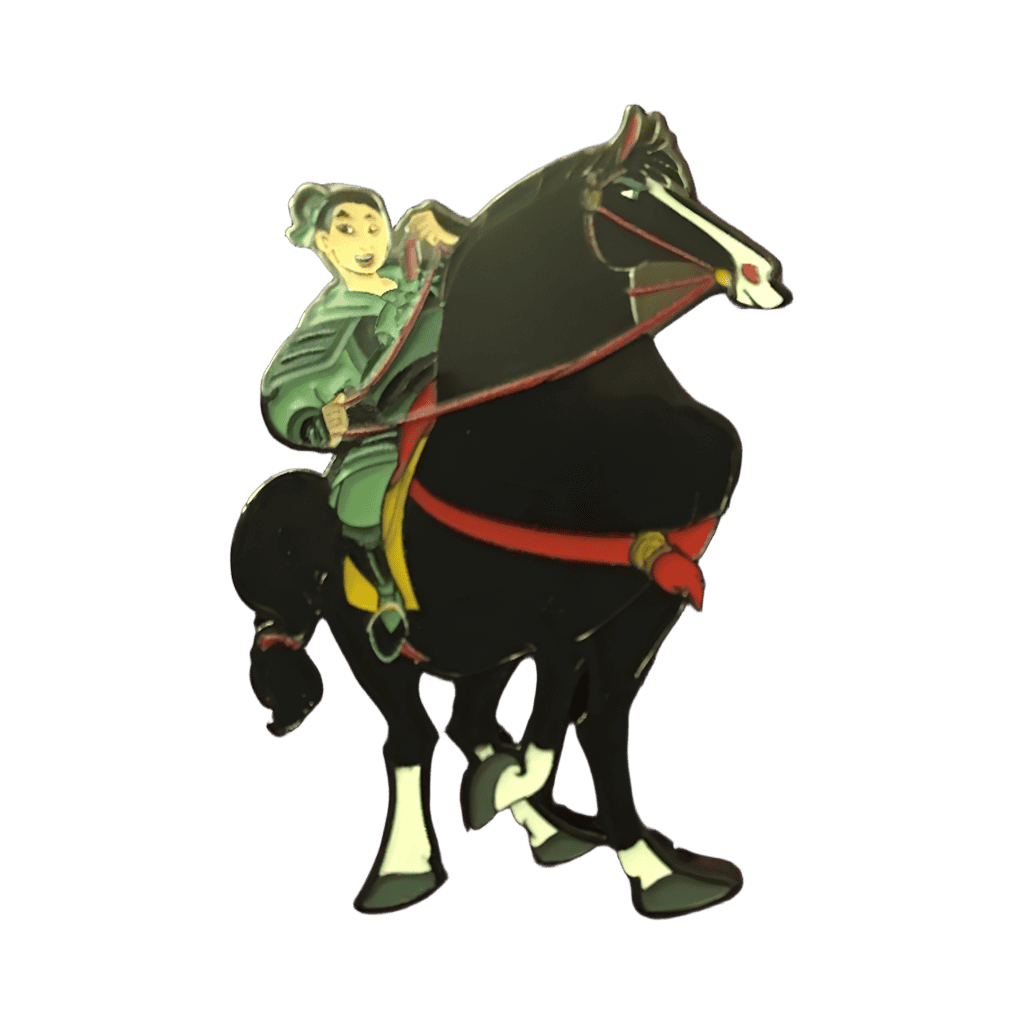 Mulan & Khan Disney pin