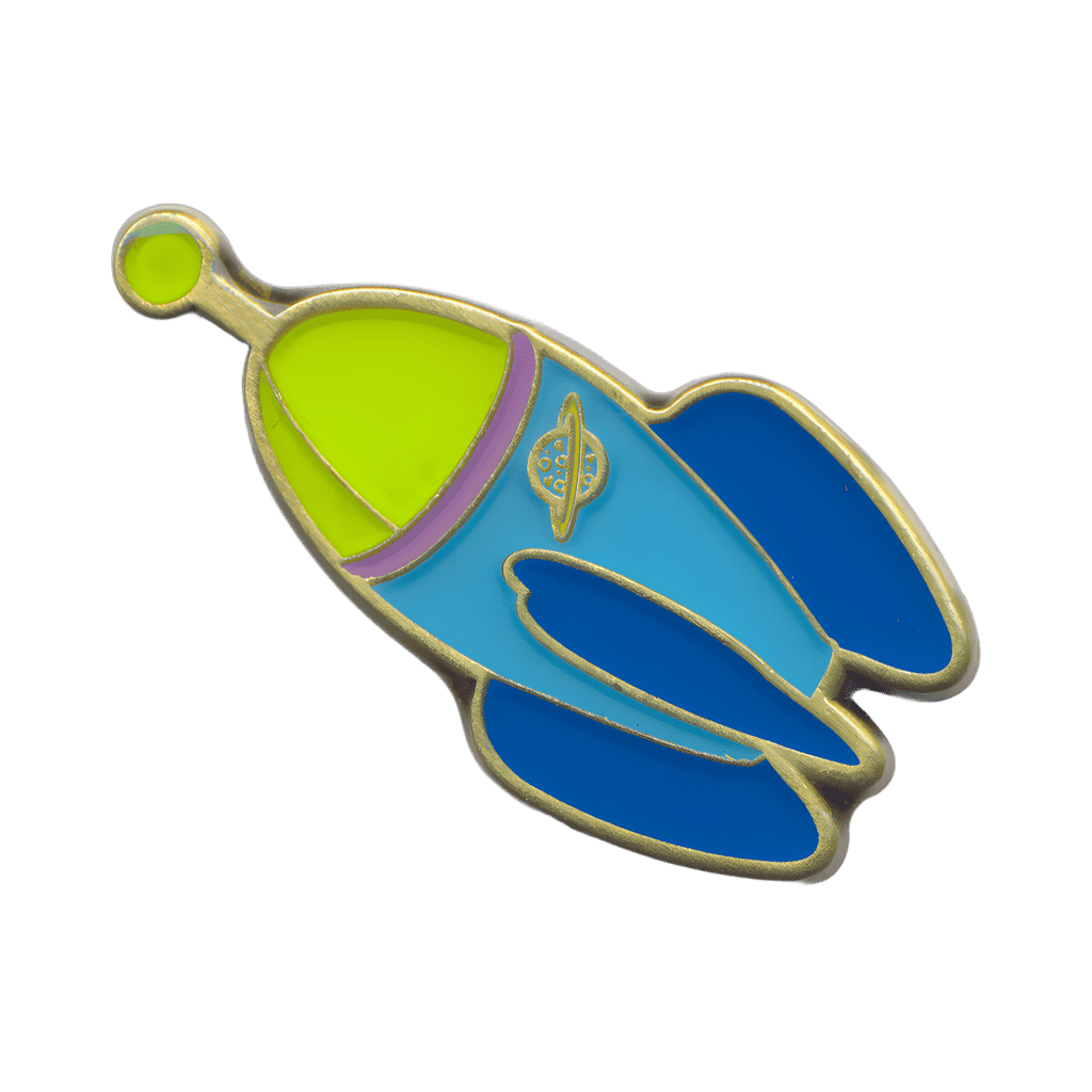 Little Green Men (Aliens) Rocket Disney pin