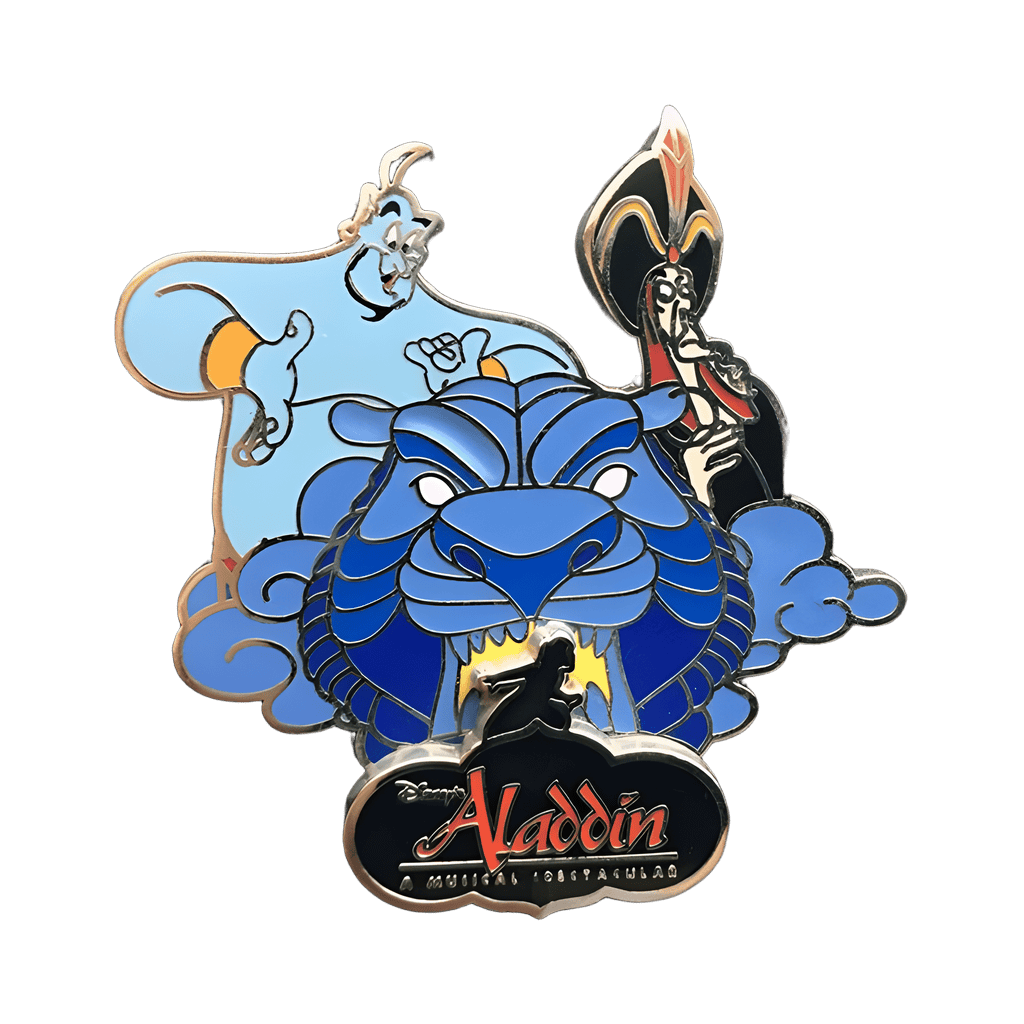 Genie, Jafar, Aladdin and the Cave of Wonders Disney pin
