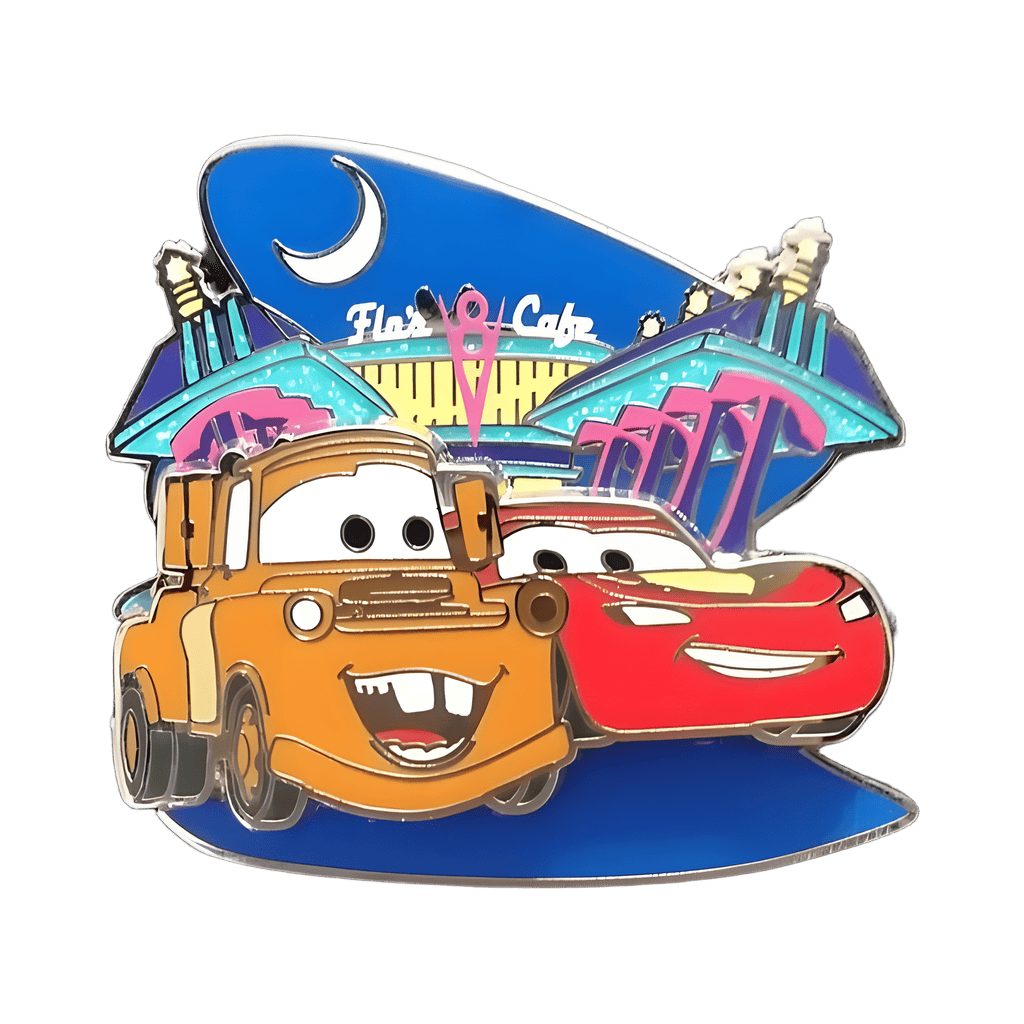 Annual Passholder - Meet Us At Flo’s Featuring Mater and Lightning McQueen Disney pin