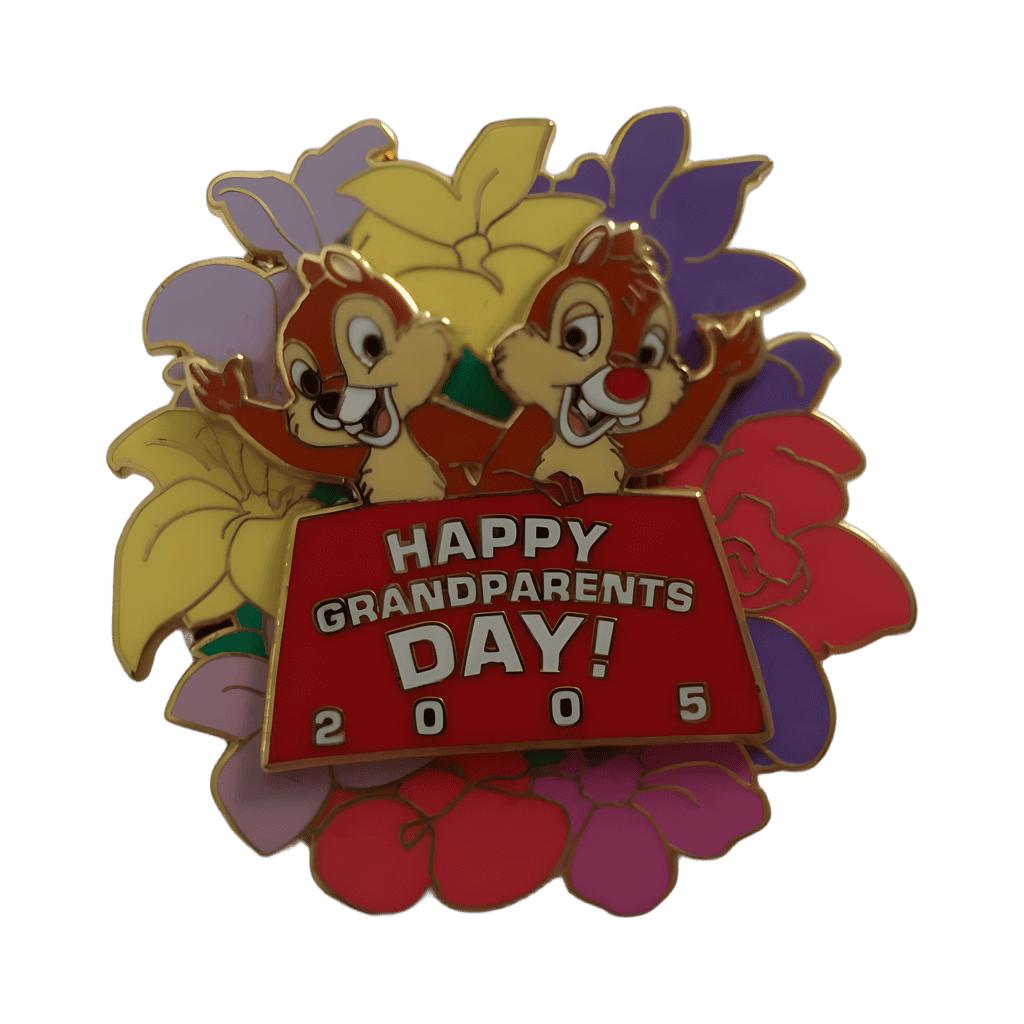 2005 - Chip & Dale with Flowers Disney pin