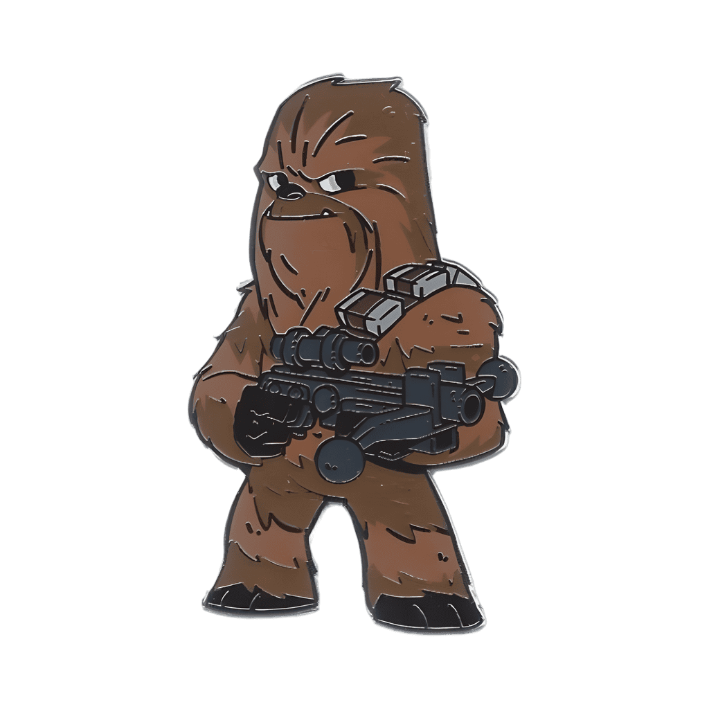 Chewbacca with his Bowcaster Disney pin