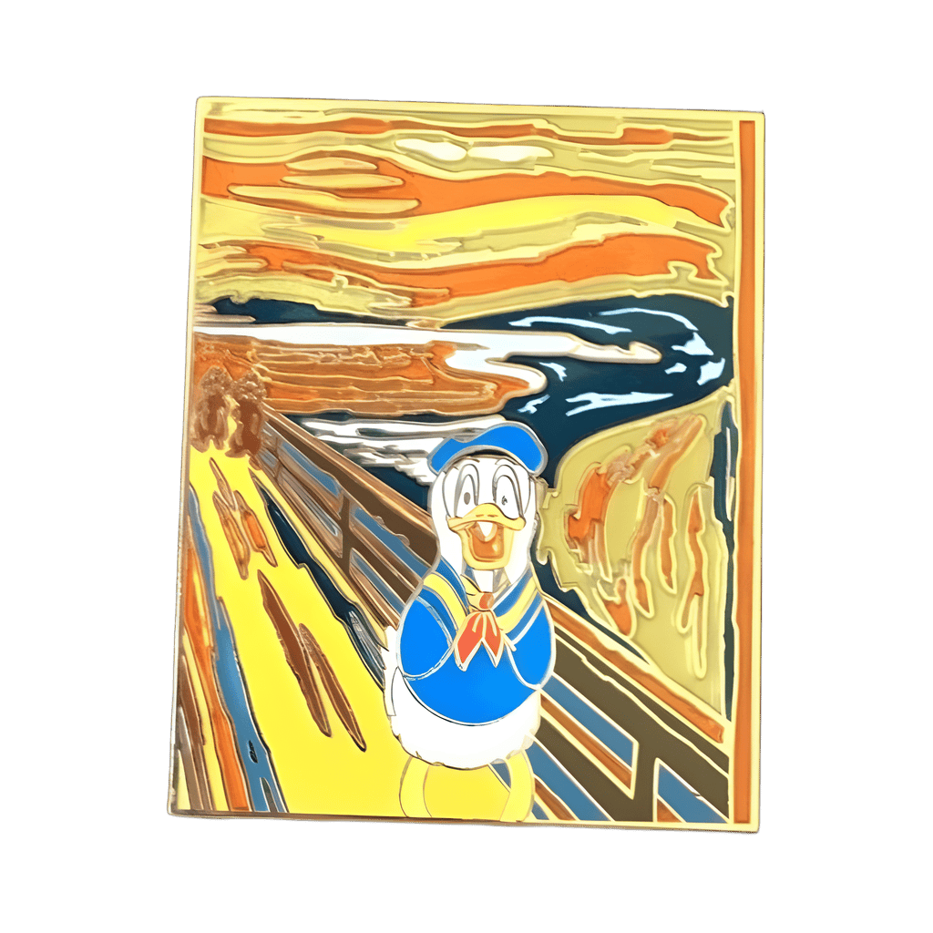 Donald Duck as The Scream Disney pin