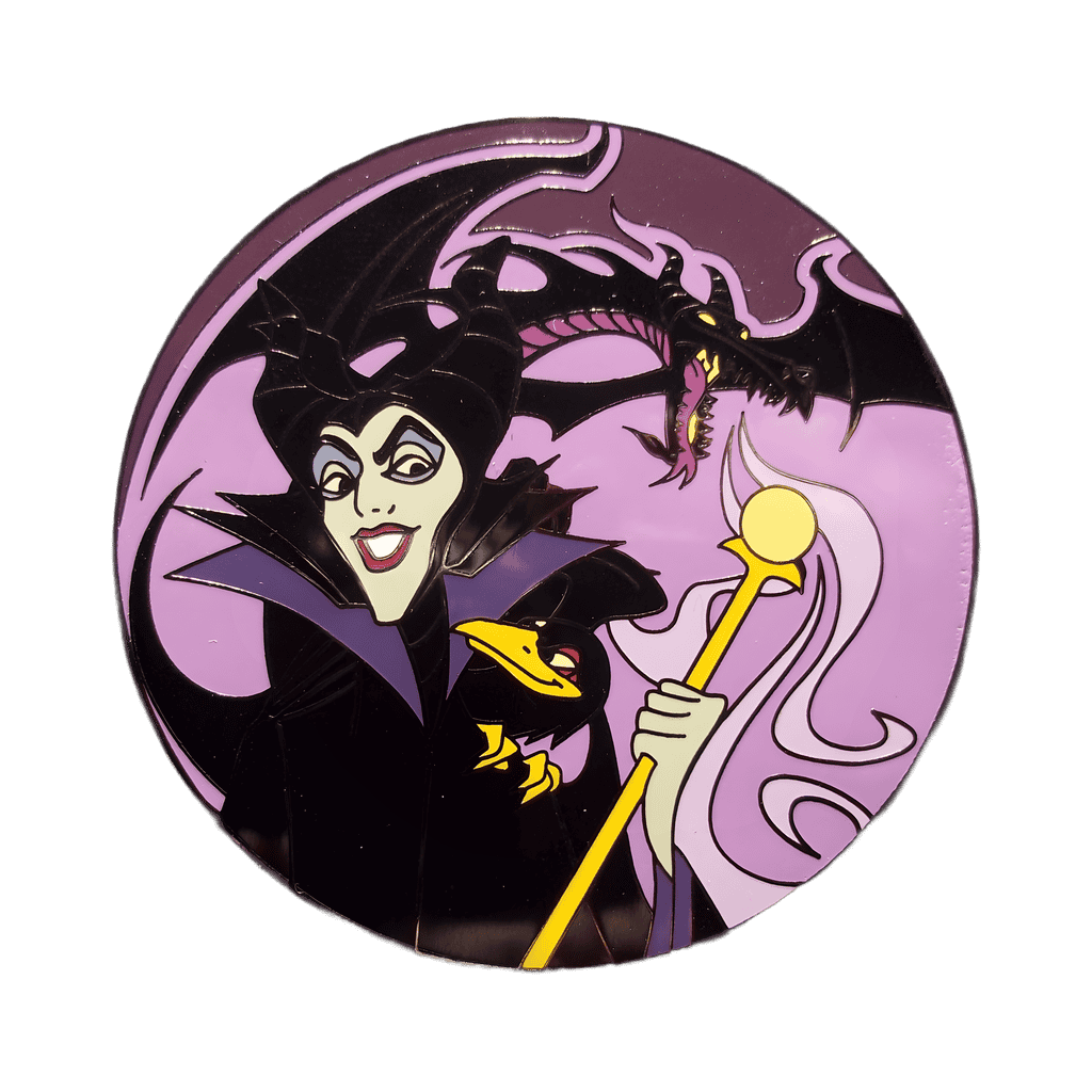 Maleficent, Dragon and Diablo Disney pin