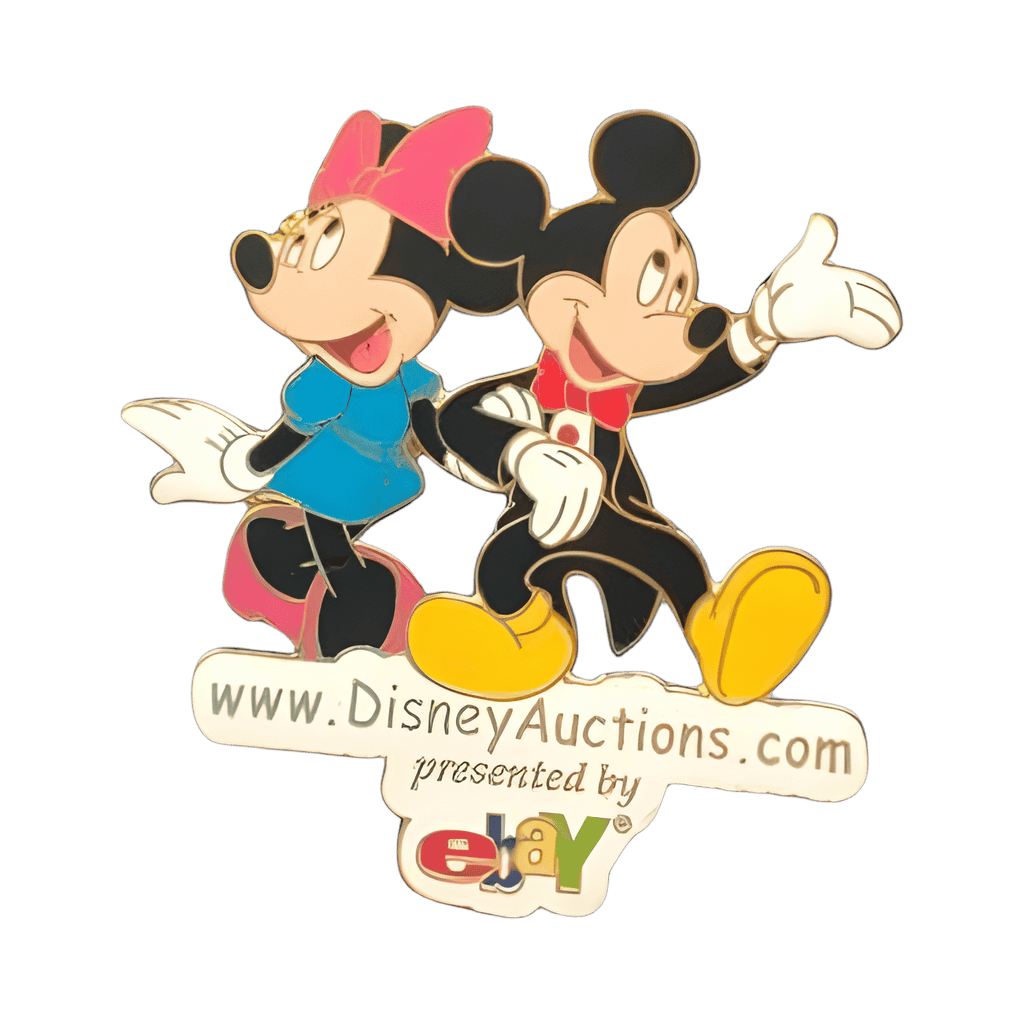 Mickey & Minnie Mouse & DA Logo Disney pin