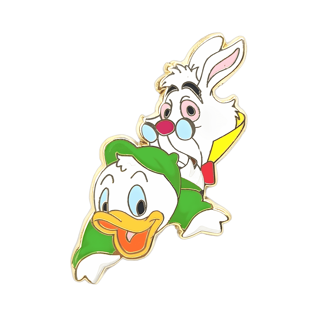 Louie and White Rabbit Disney pin
