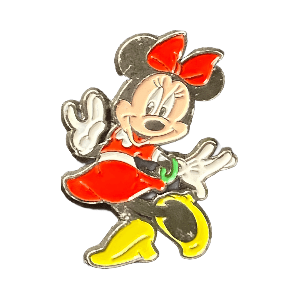 Minnie Mouse Curtsey (Red Dress/Yellow Shoes) Disney pin