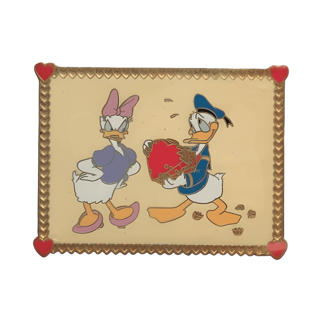 Donald and Daisy - Valentine - P.I.N.S. Disney pin