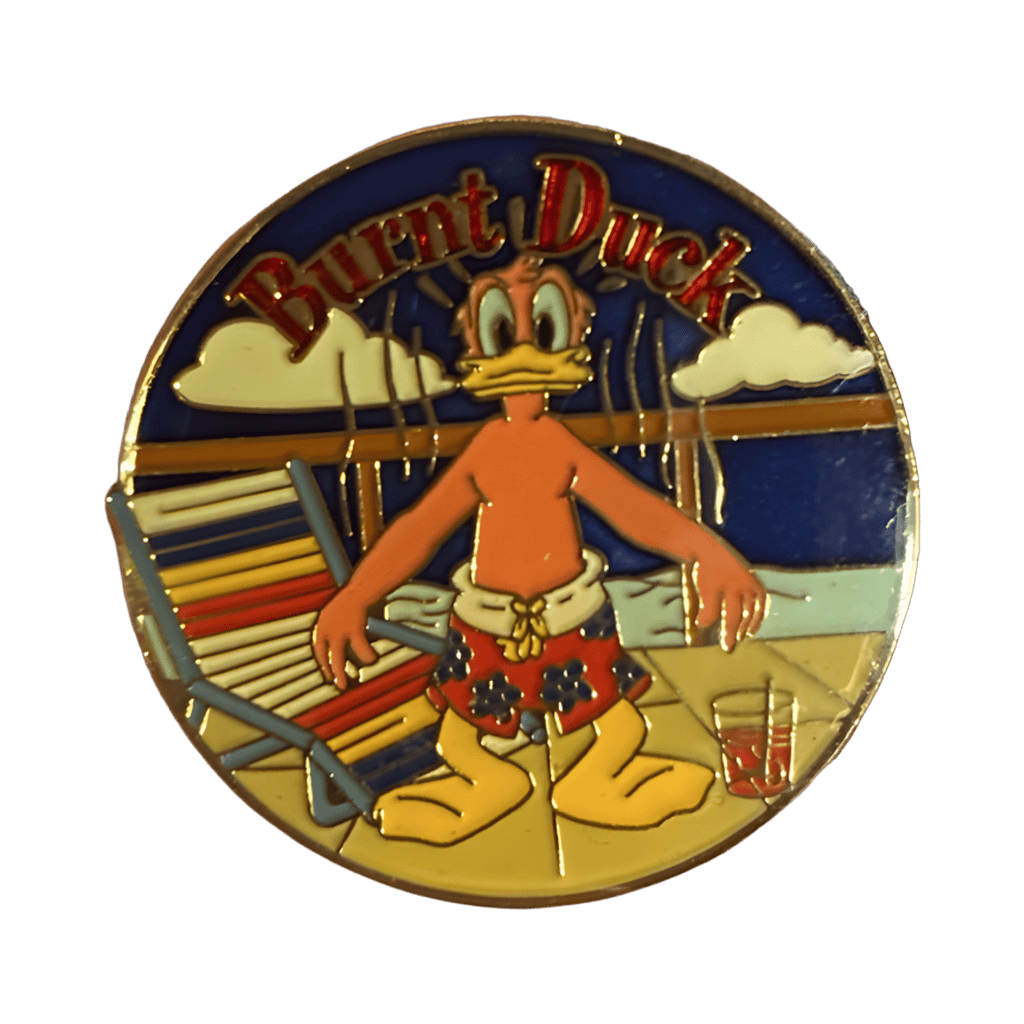 Donald Burnt Duck Disney pin