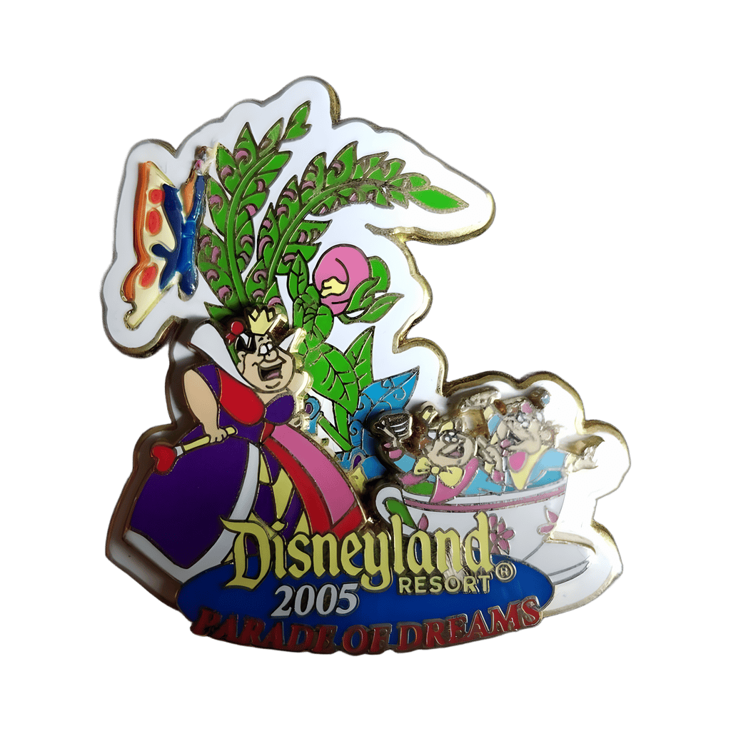 Queen of Hearts and Tweedles in Teacup Float Disney pin