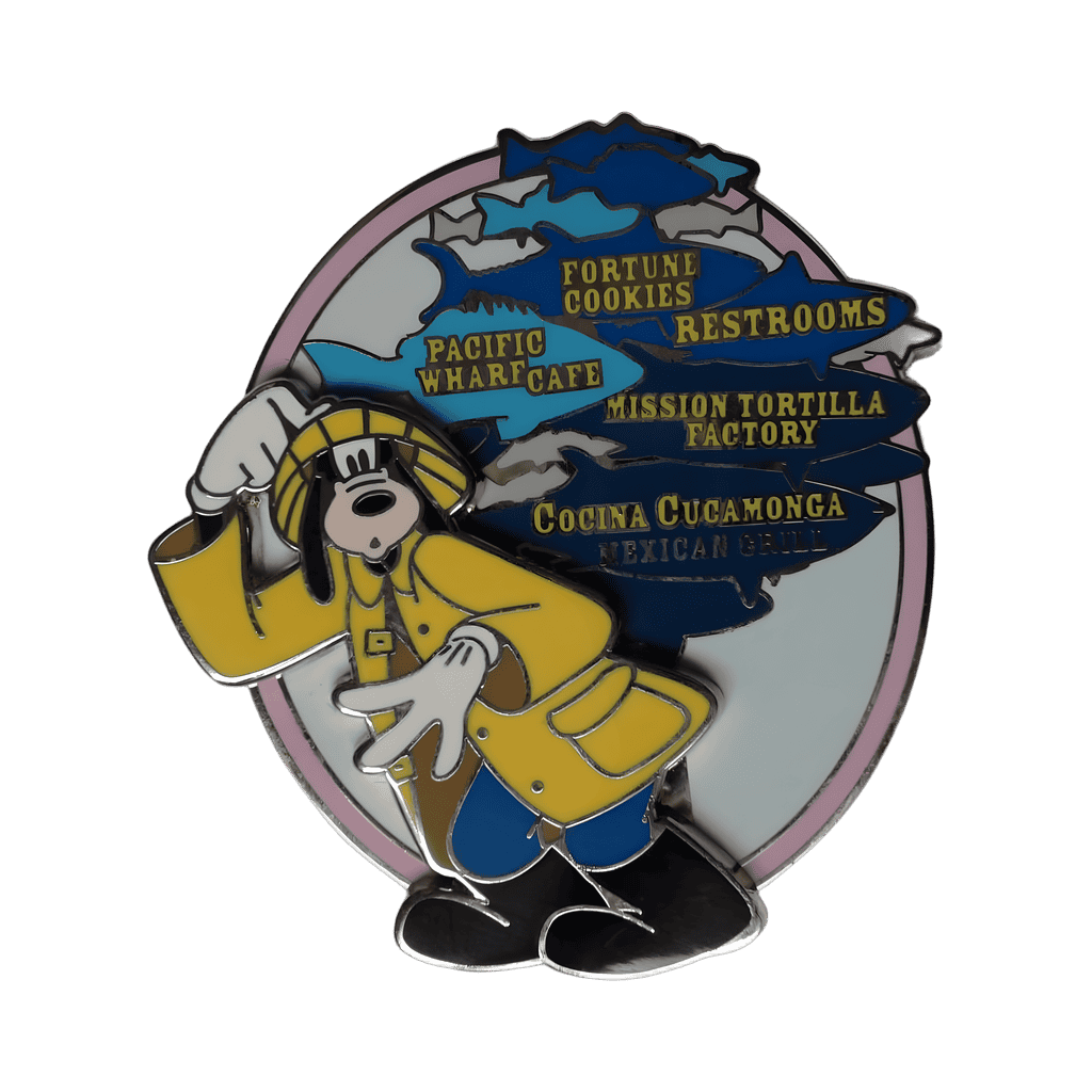 Pacific Wharf Sign - Goofy Disney pin