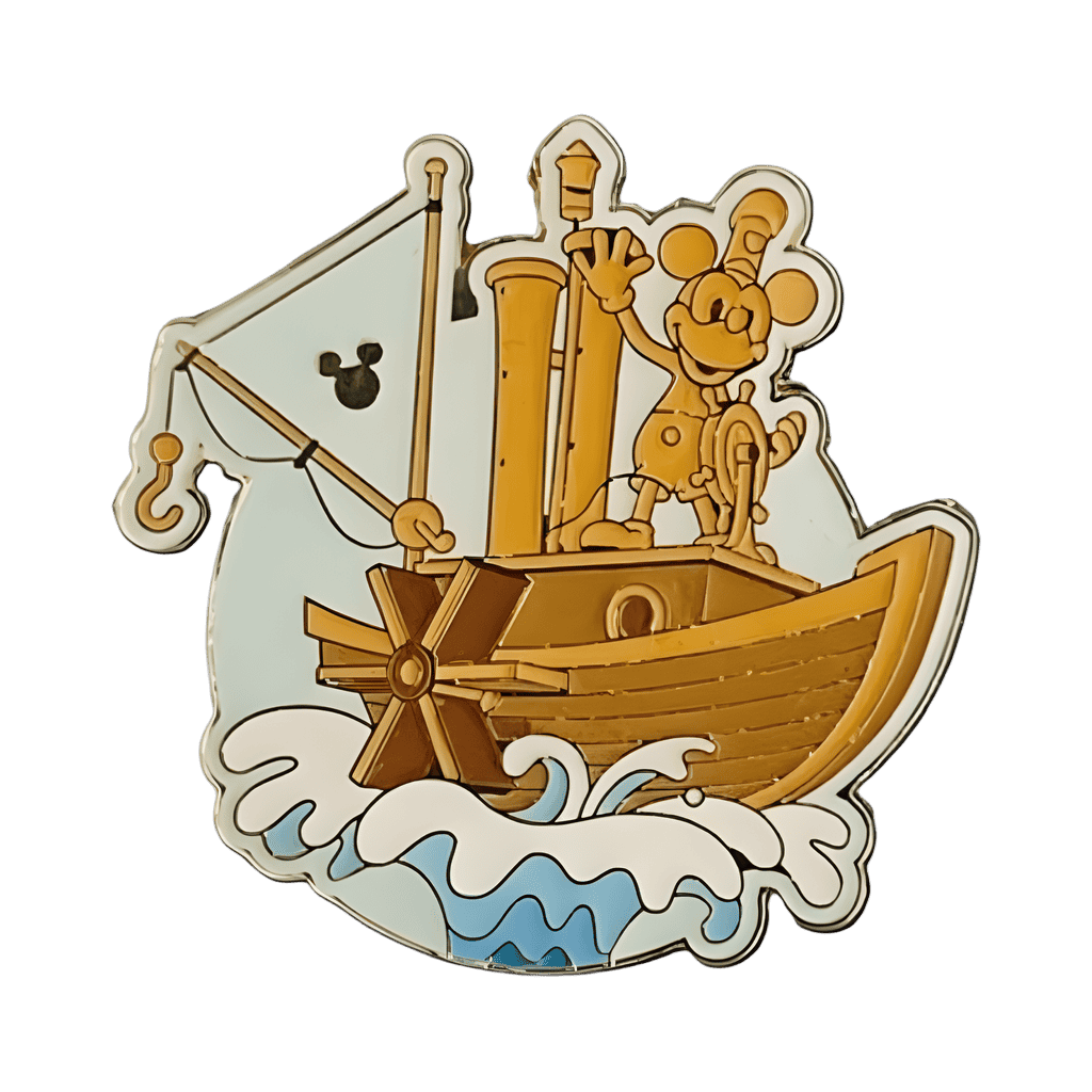 Steamboat Willie Disney pin