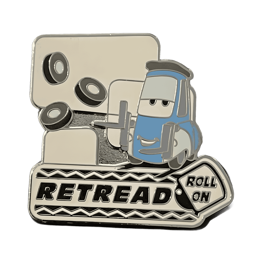 Retread, Roll On - Guido Disney pin