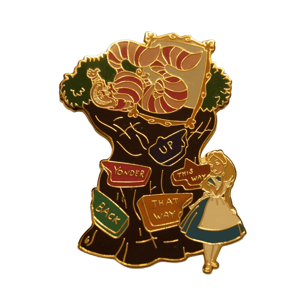 55th Anniversary - Alice and Cheshire Cat Disney pin