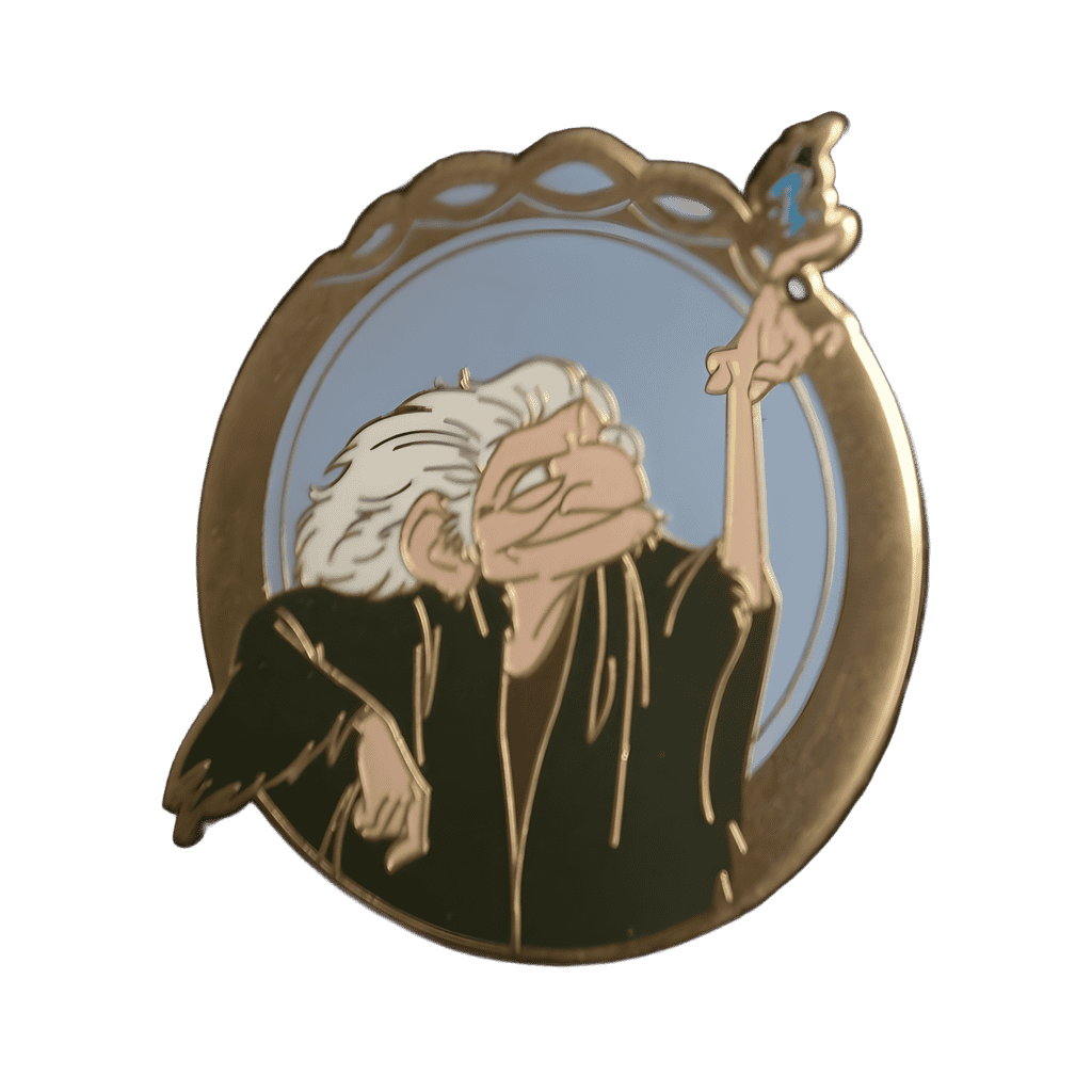 The Witch with a Wisp Disney pin