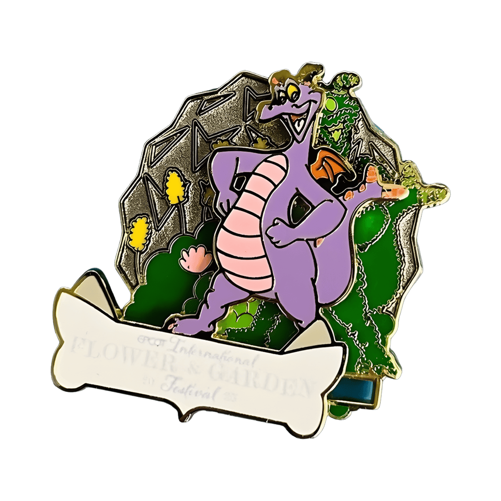 Figment Topiary Slider Disney pin